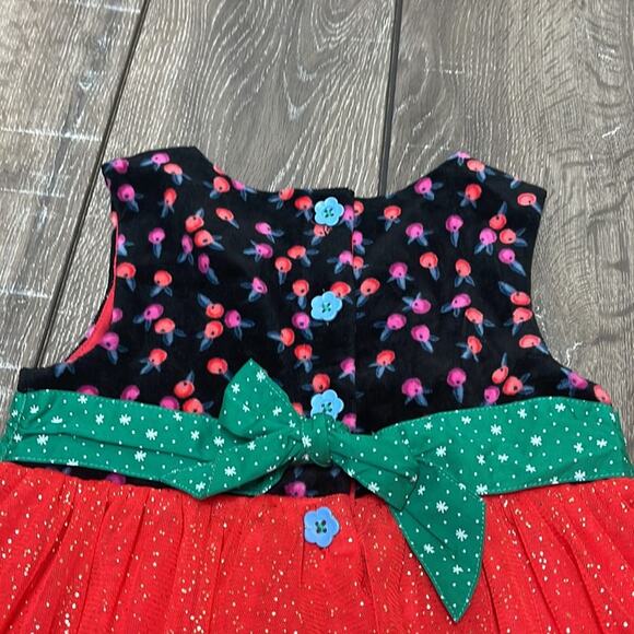 Matilda Jane Floral Glittery Top Little Girls Size 4 - Picture 8 of 9